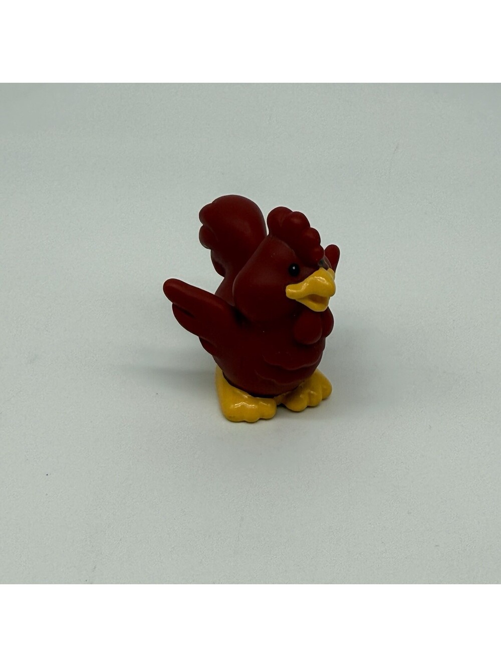 Fisher Price Vintage Little People Red Chicken Hen Rooster 1997